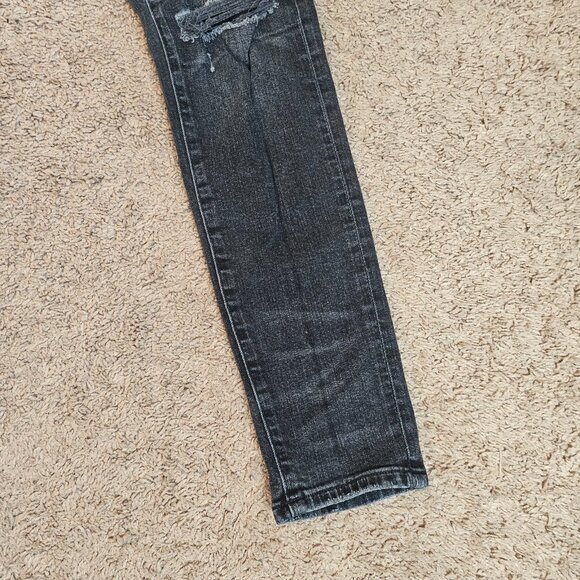 American Eagle Jeans Mens Tag 29x32 Act 29x29 Black Athletic Skinny Airflex Plus - Picture 10 of 13